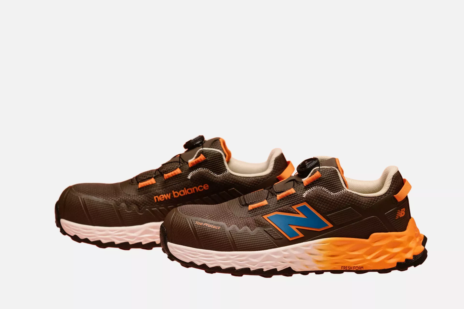 New Balance MEFFCAPB2E-5644, Cremorne BOA Safety shoes S3L, chocolate / orange, image 10