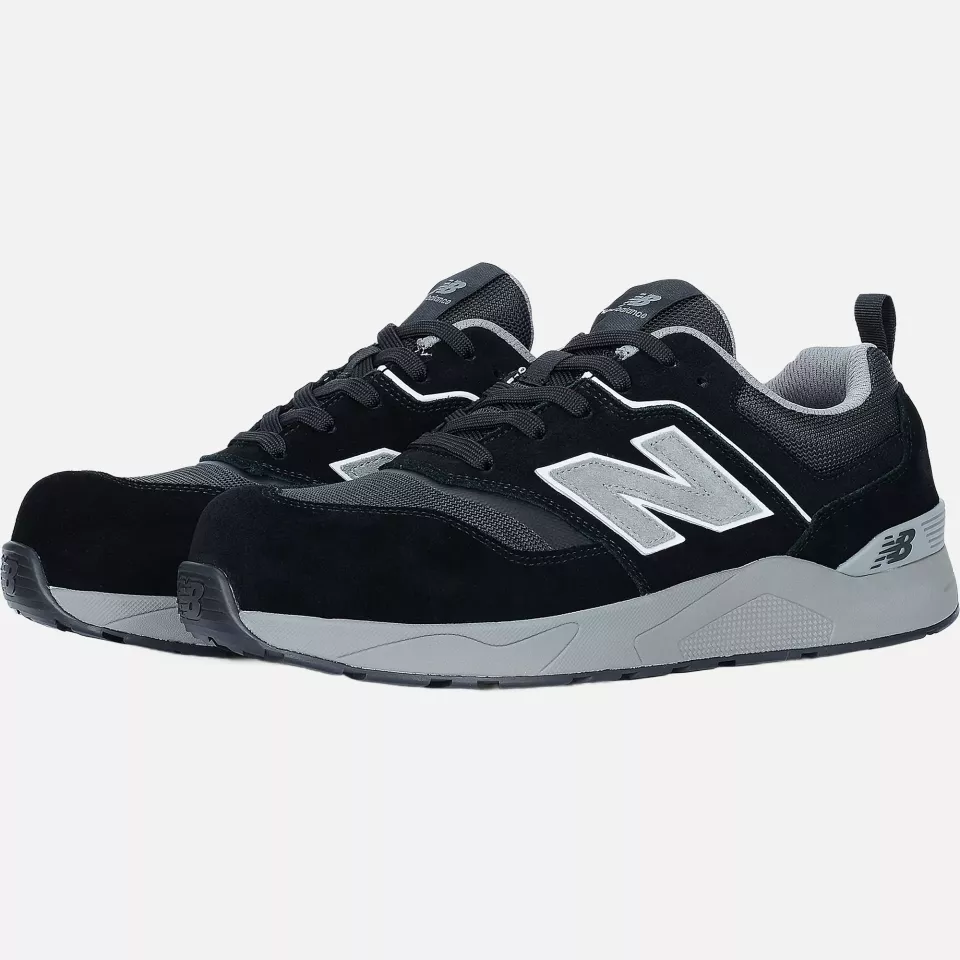 New Balance MEELCAP-1012, Elite Lite Herren Sicherheitsschuhe S1 PL HRO FO SC SR Schwarz/Grau, image 6, gallery thumbnail
