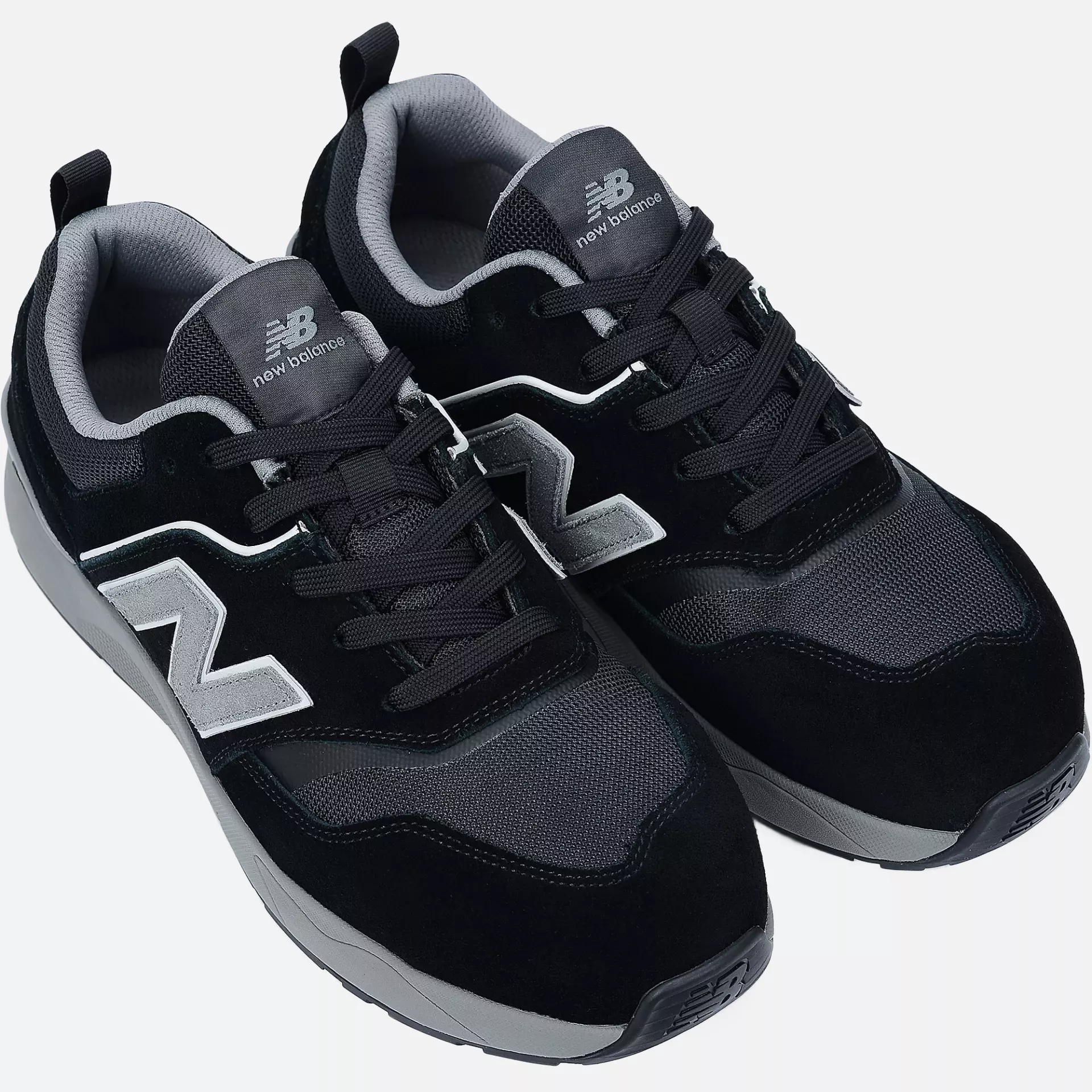 New Balance MEELCAP-1012, Elite Lite Herren Sicherheitsschuhe S1 PL HRO FO SC SR Schwarz/Grau, image 8