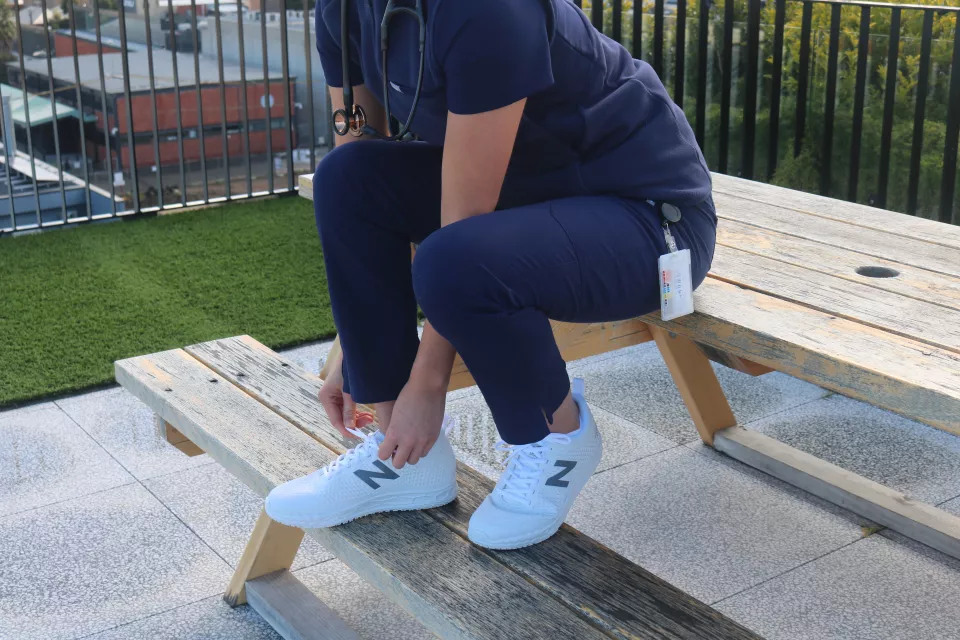 New Balance WID906SR-1100, 906SR Womens Occupational Shoes OB E HRO SRC, White, image 7, gallery thumbnail