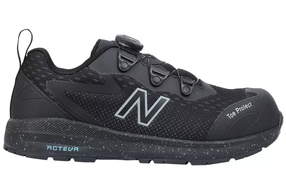 New Balance WIDLOGIBOA-1022, Logic Boa Damen-Sicherheitsschuhe, Schwarz / Blau, S1, image 2, gallery thumbnail