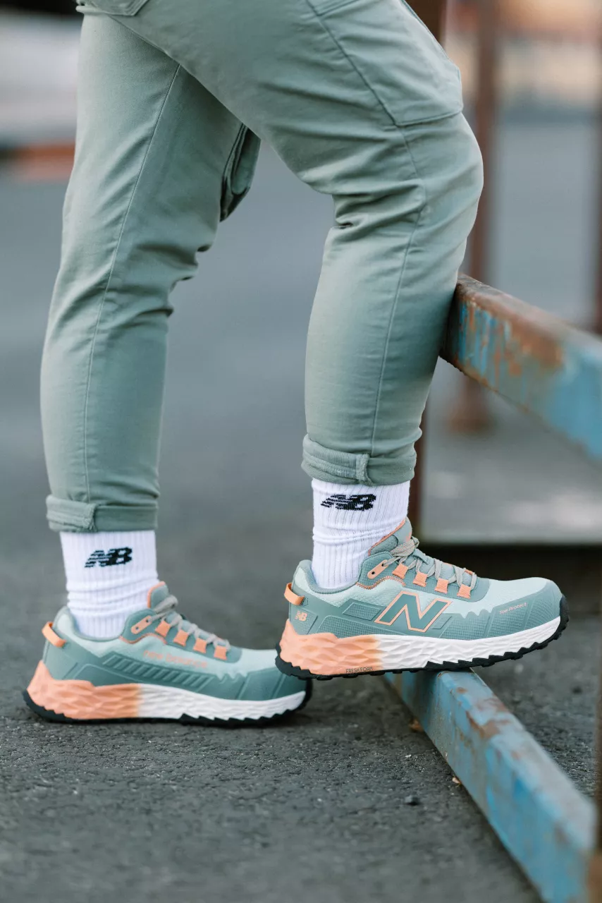 New Balance WEFCCAPD-3446, Cremorne Womens Safety shoes S3 L, aqua / pumpkin, image 9, gallery thumbnail