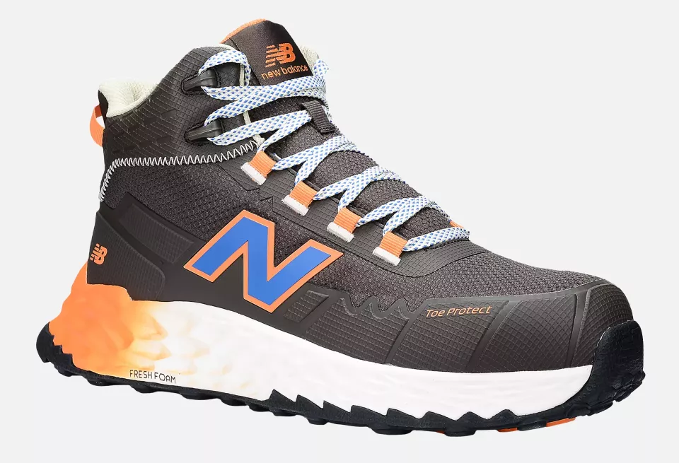 New Balance MEFCMCAP2E-5644, Cremorne Mid Safety boots S3L, chocolate / orange, image 18, gallery thumbnail