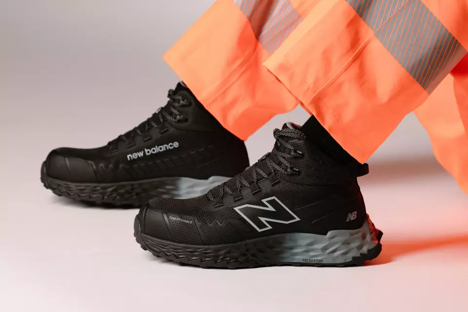 New Balance MEFCMCAP2E-1012, Cremorne Mid Sicherheitsstiefel S3L, schwarz / grau, image 7, gallery thumbnail