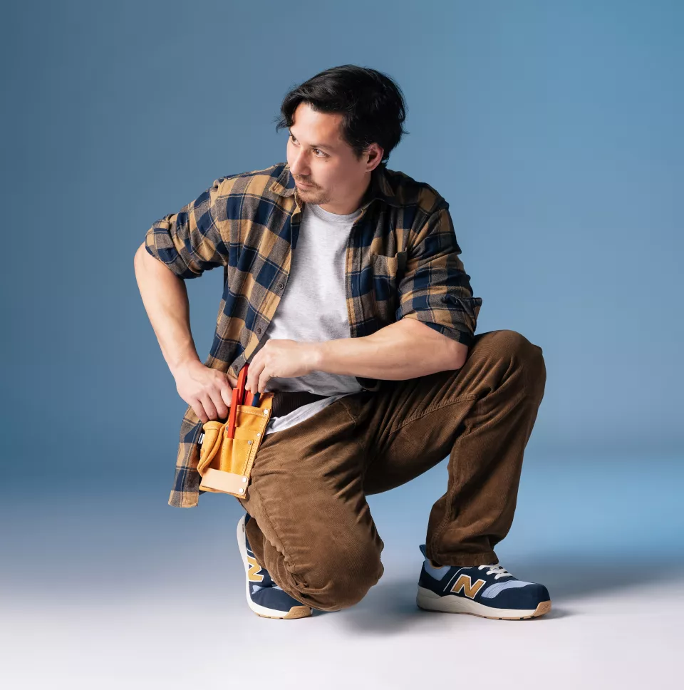 New Balance MEELCAP-2257, Elite Lite Safety Shoes S1 PL HRO FO SC SR Blue/coffee, image 16, gallery thumbnail