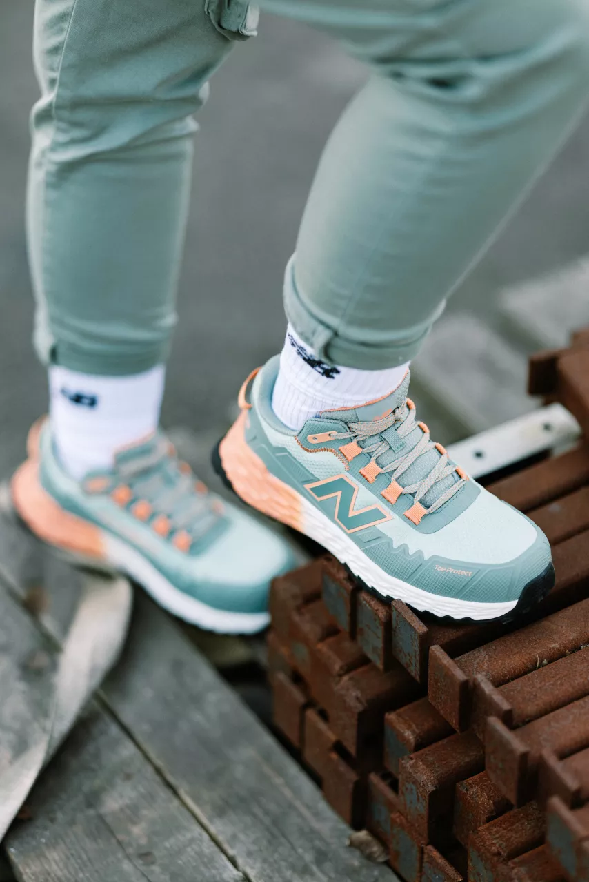 New Balance WEFCCAPD-3446, Cremorne Womens Safety shoes S3 L, aqua / pumpkin, image 20, gallery thumbnail