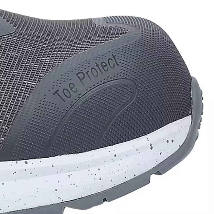 **Glasfaser-Zehenschutzkappe** bietet Schutz bei geringem Gewicht, ohne die Beweglichkeit zu beeinträchtigen.