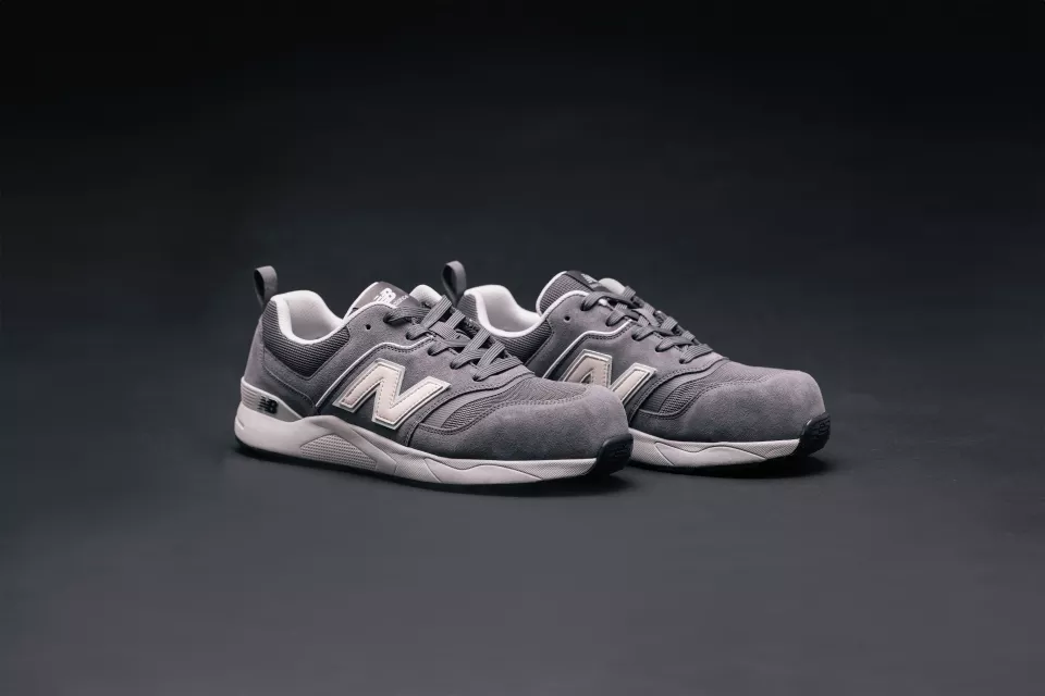 New Balance MEELCAP-1211, Elite Lite Mens Safety Shoes S1 PL HRO FO SC SR Grey/white, image 7, gallery thumbnail