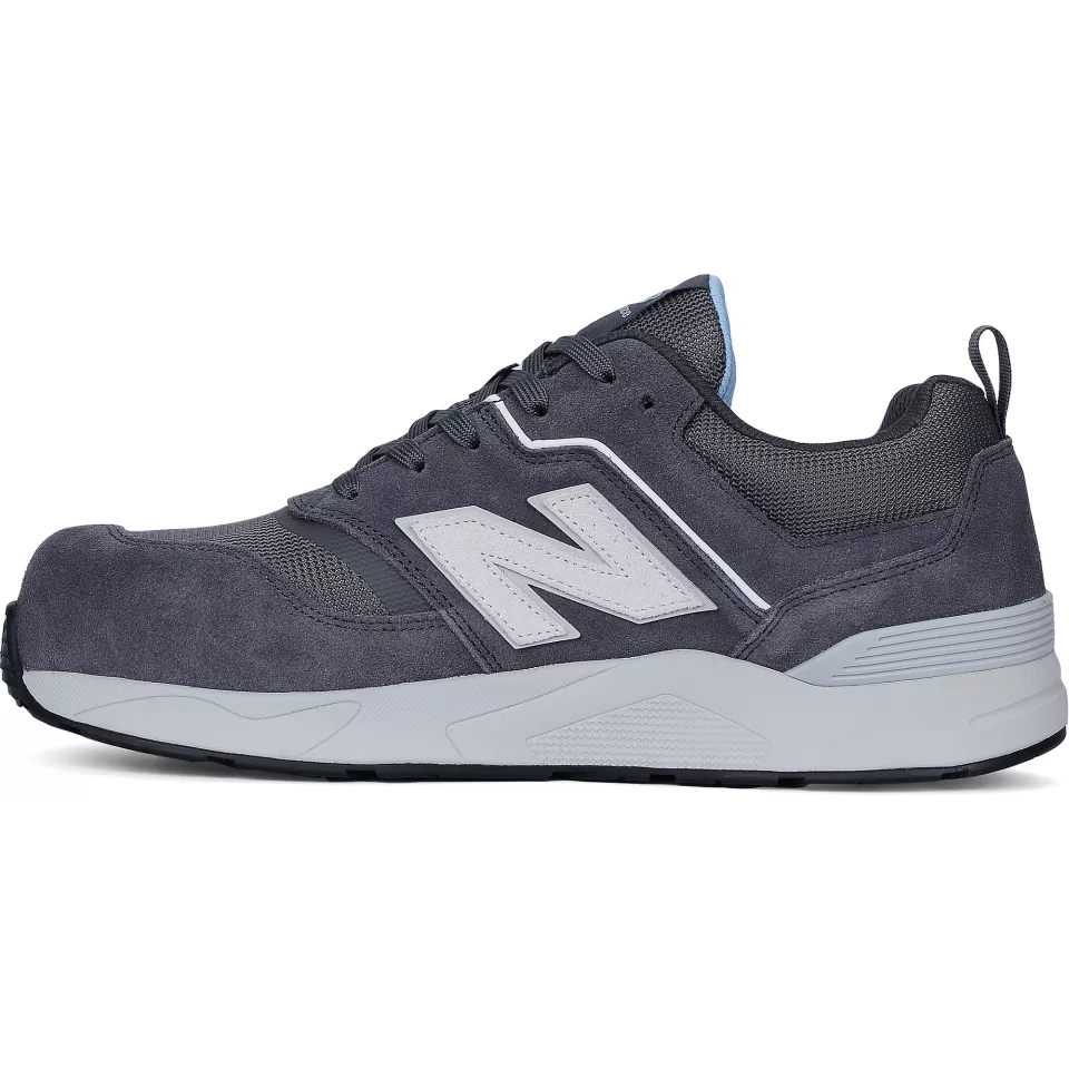 New Balance WEELCAP-2728, Elite Lite Womens Safety Shoe S1 PL HRO FO SC SR Magnet/whispy Blue, image 3, gallery thumbnail