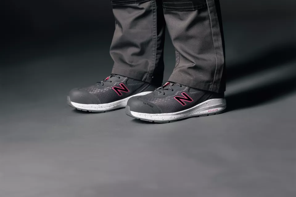 New Balance WIDLOGI-1264, Logic Damen Sicherheitsschuhe S1 PL HRO SR FO Grau/Pink, image 7, gallery thumbnail