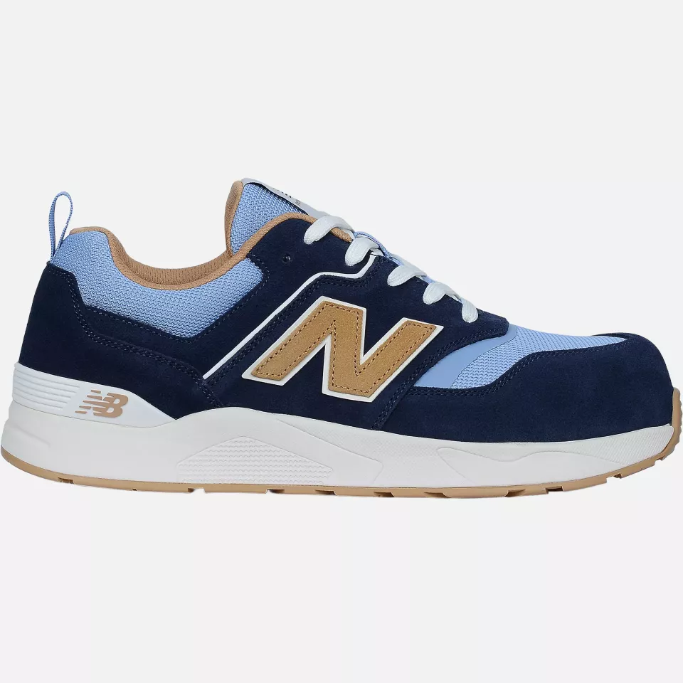 New Balance MEELCAP-2257, Elite Lite Sicherheitsschuhe S1 PL HRO FO SC SR Blau/Kaffee, image 2, gallery thumbnail