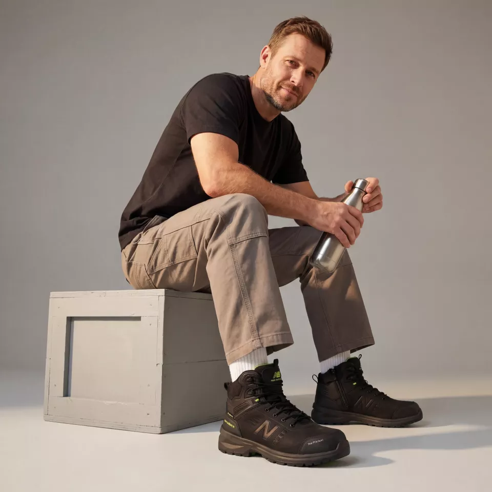 New Balance MIDCLBR-1000, Calibre Safety Boots S3L FO HRO SR SC Black Width 2E, image 9, gallery thumbnail