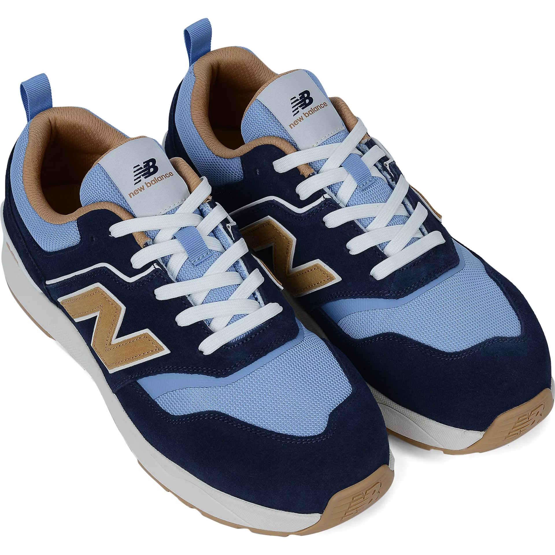 New Balance MEELCAP-2257, Elite Lite Safety Shoes S1 PL HRO FO SC SR Blue/coffee, image 7
