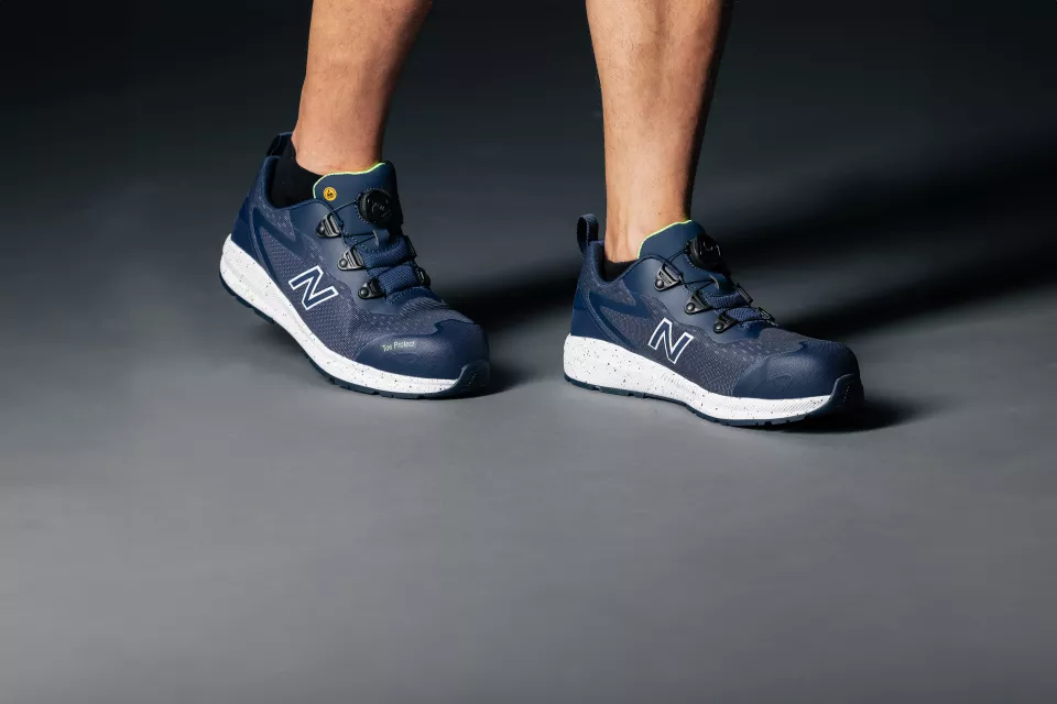 New Balance MIDLOGIBOA-2143, Logic BOA Safety Shoes S1 PL SR FO HRO Navy/yellow, image 8, gallery thumbnail