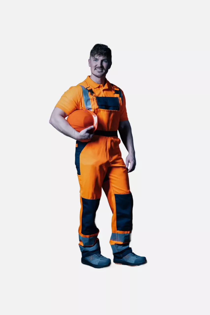 New Balance MIDSPWR-1244, Speedware Safety Shoes S1 P SRC Grey/orange, image 6, gallery thumbnail