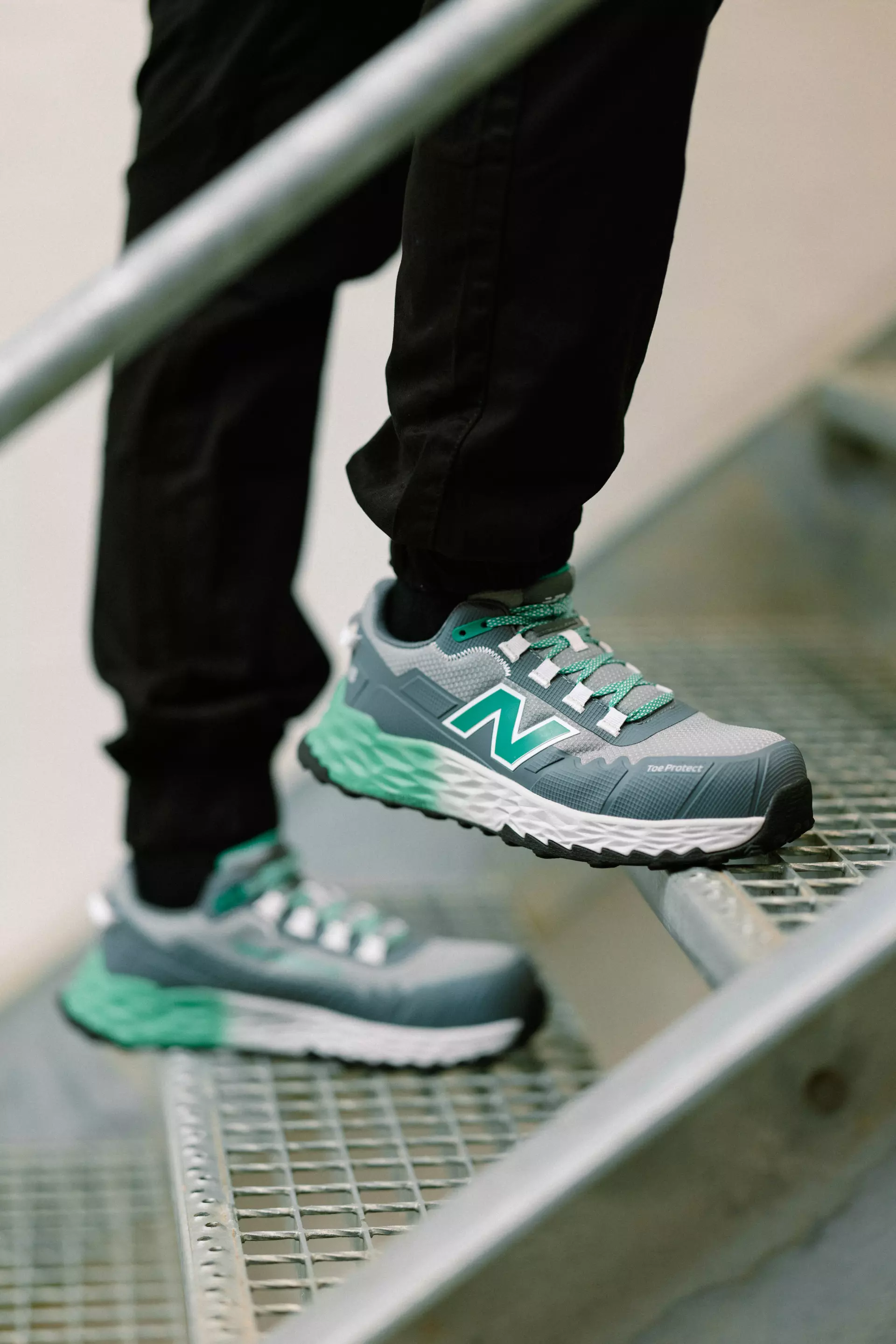 New Balance MEFCCAP2E-1730, Cremorne Safety shoes S3L, alloy / green, image 7