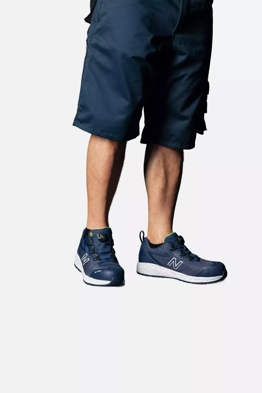 New Balance MIDLOGIBOA-2143, Logic BOA-Sicherheitsschuhe S1 PL SR FO HRO Marine/Gelb, image 6, gallery thumbnail