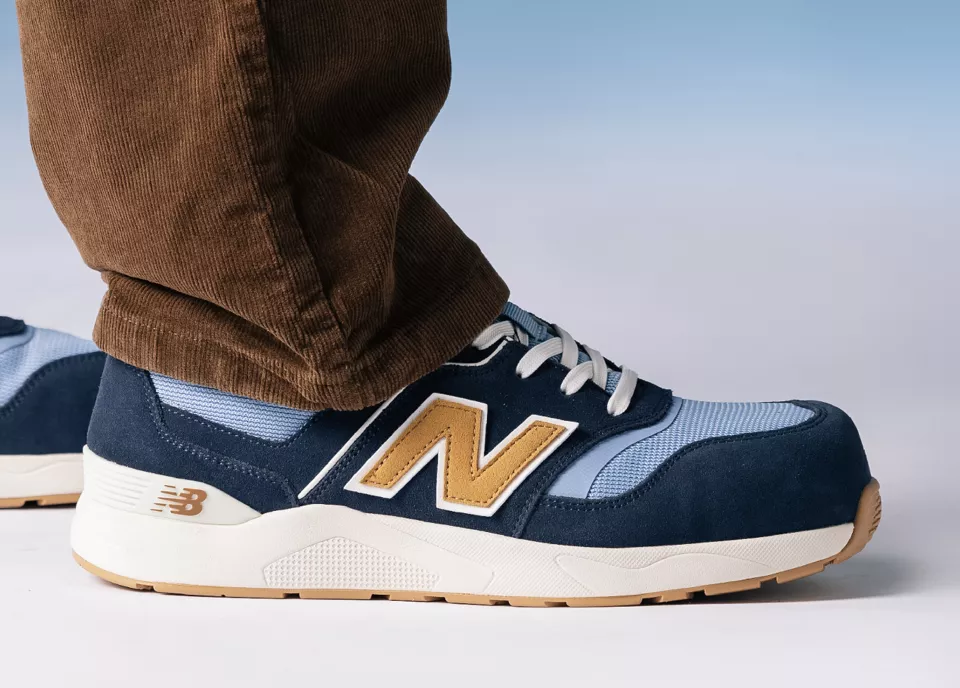 New Balance MEELCAP-2257, Elite Lite Safety Shoes S1 PL HRO FO SC SR Blue/coffee, image 17, gallery thumbnail