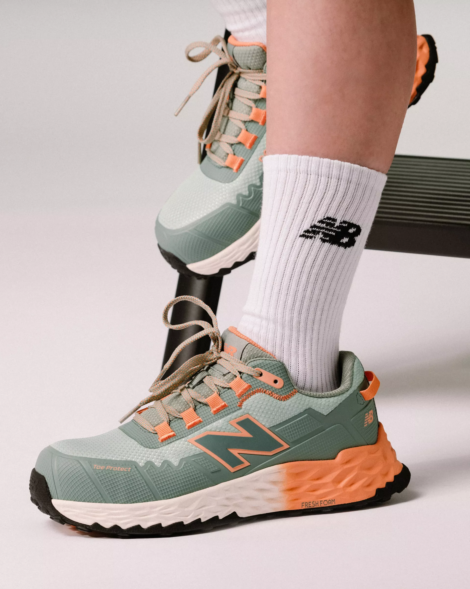 New Balance WEFCCAPD-3446, Cremorne Womens Safety shoes S3 L, aqua / pumpkin, image 22