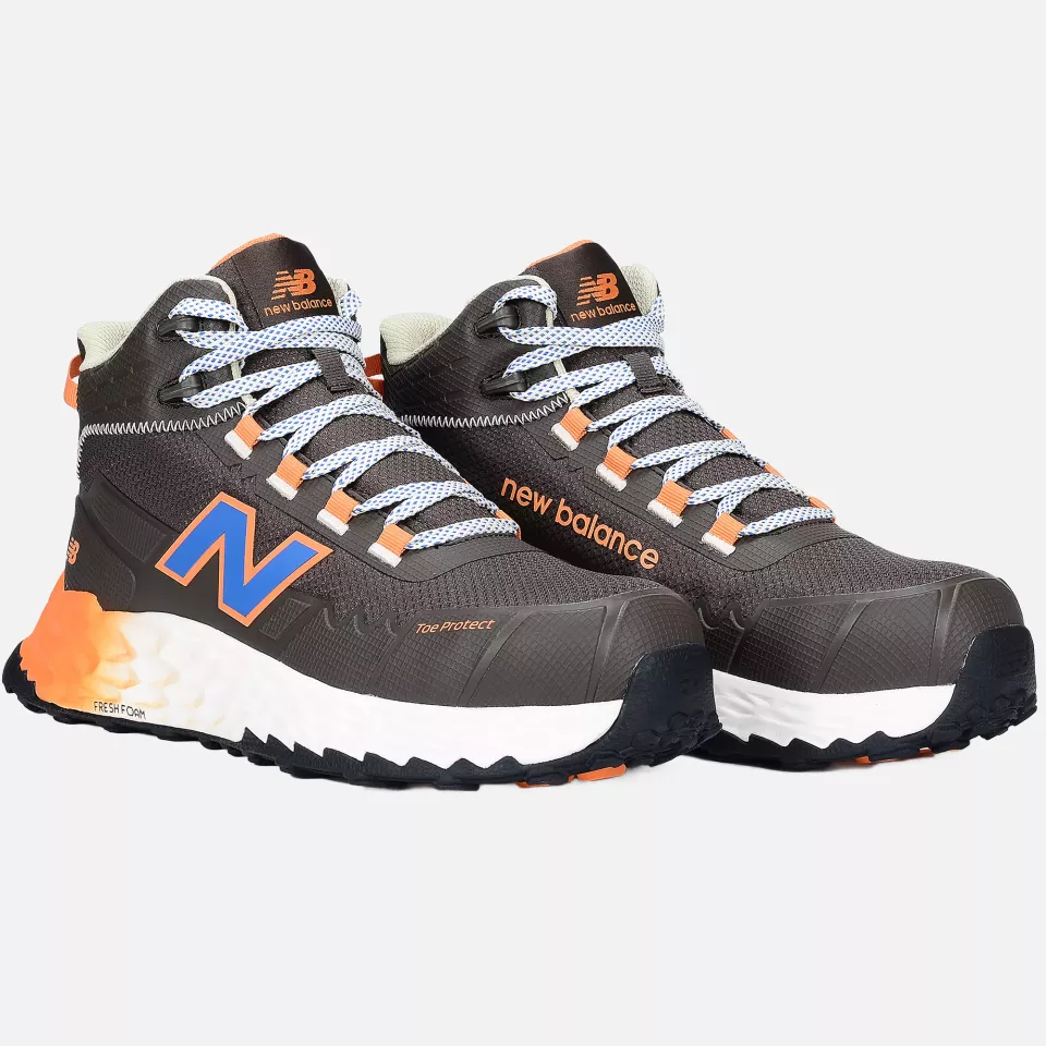 New Balance MEFCMCAP2E-5644, Cremorne Mid Sicherheitsstiefel S3L, Schokolade / Orange, image 6, gallery thumbnail