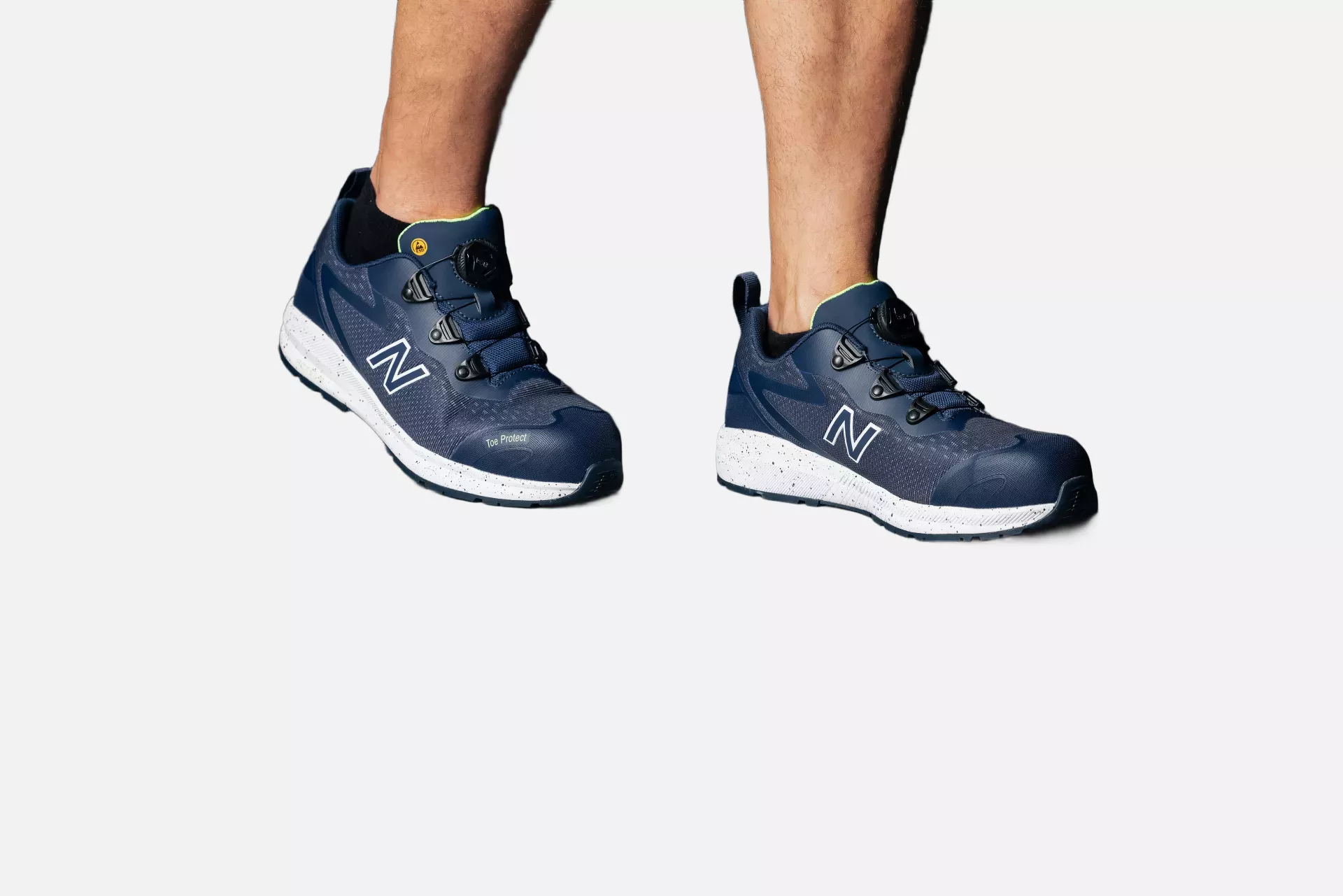 New Balance MIDLOGIBOA-2143, Logic BOA-Sicherheitsschuhe S1 PL SR FO HRO Marine/Gelb, image 8