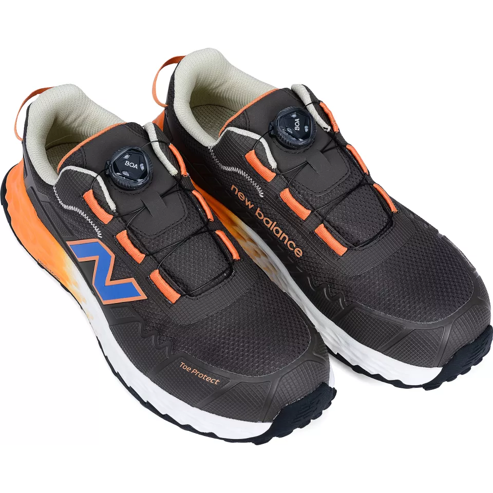New Balance MEFFCAPB2E-5644, Cremorne BOA Safety shoes S3L, chocolate / orange, image 7, gallery thumbnail