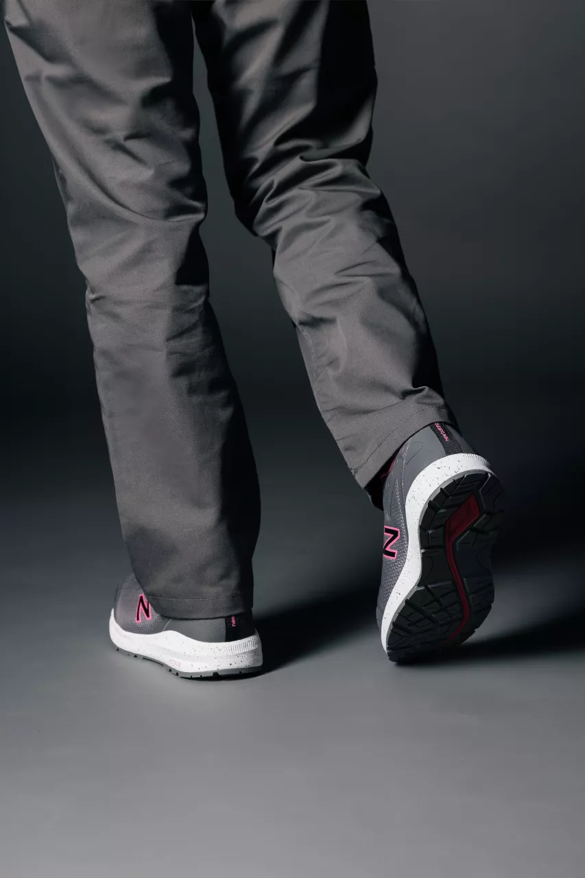 New Balance WIDLOGI-1264, Logic Damen Sicherheitsschuhe S1 PL HRO SR FO Grau/Pink, image 8, gallery thumbnail