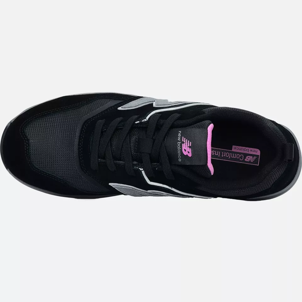 New Balance WEELCAP-1063, Elite Lite Womens Safety Shoe S1 PL HRO FO SC SR Black/rose, image 4, gallery thumbnail