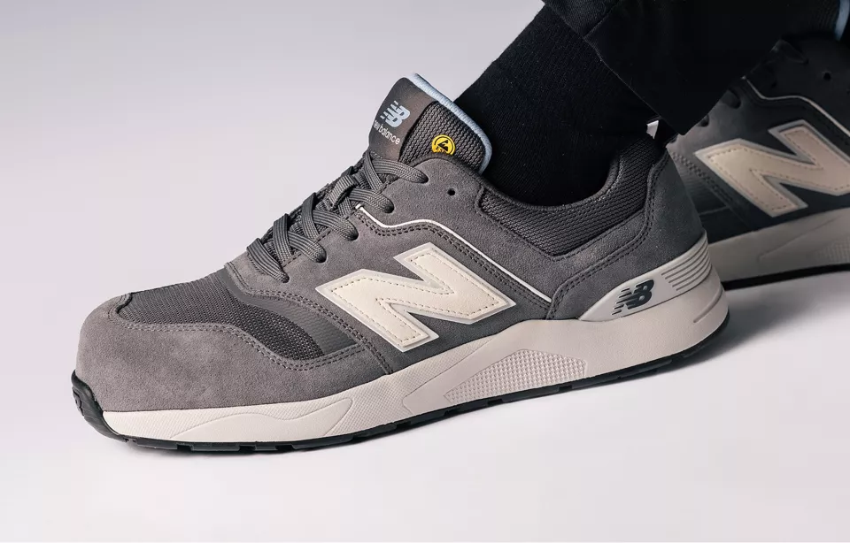 New Balance MEELCAP-1211, Elite Lite Mens Safety Shoes S1 PL HRO FO SC SR Grey/white, image 15, gallery thumbnail