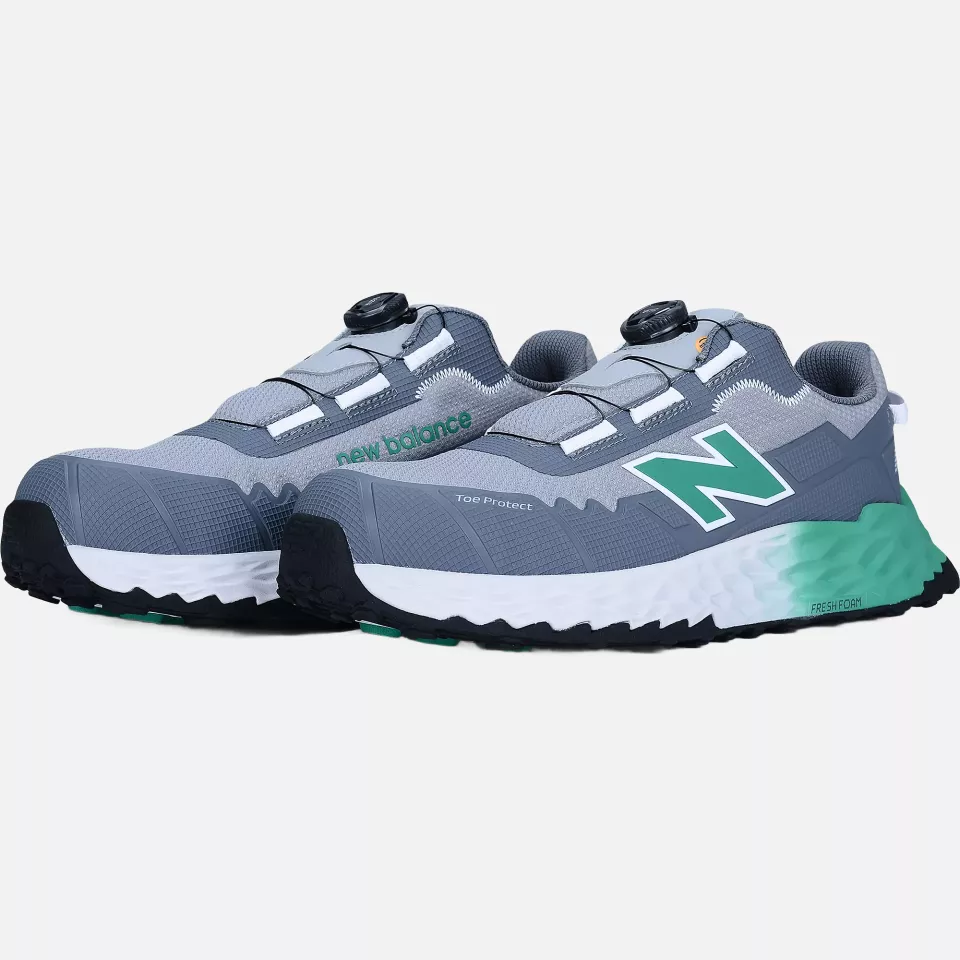 New Balance MEFFCAPB2E-1730, Cremorne BOA Sicherheitsschuhe S3L, Alu / Grün, image 6, gallery thumbnail