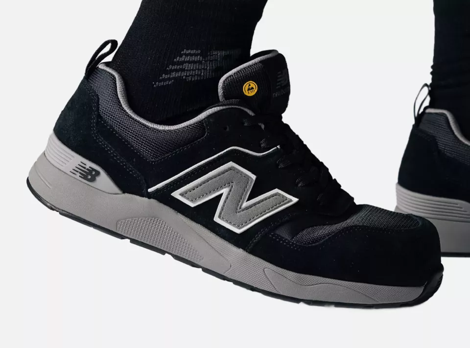 New Balance MEELCAP-1012, Elite Lite Herren Sicherheitsschuhe S1 PL HRO FO SC SR Schwarz/Grau, image 13, gallery thumbnail