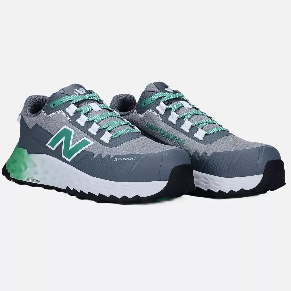 New Balance MEFCCAP2E-1730, Cremorne Sicherheitsschuhe S3L, Alu / Grün, image 5, gallery thumbnail