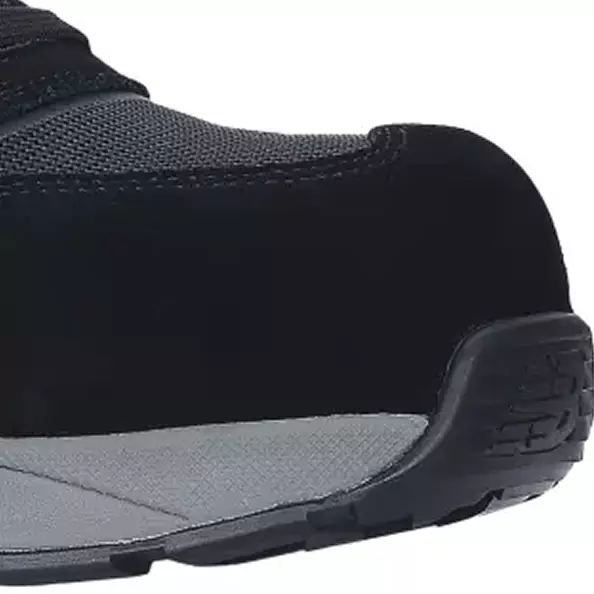 Stay protected with a **lightweight metal-free toe cap** that shields against heavy impacts while reducing fatigue for *all-day comfort*. The low-weight design supports longer shifts without strain, helping you keep moving confidently across demanding tasks and varied site conditions.