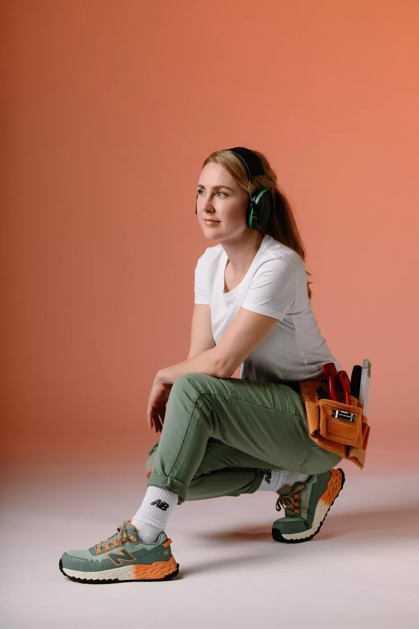 New Balance WEFCCAPD-3446, Cremorne Womens Safety shoes S3 L, aqua / pumpkin, image 11, gallery thumbnail