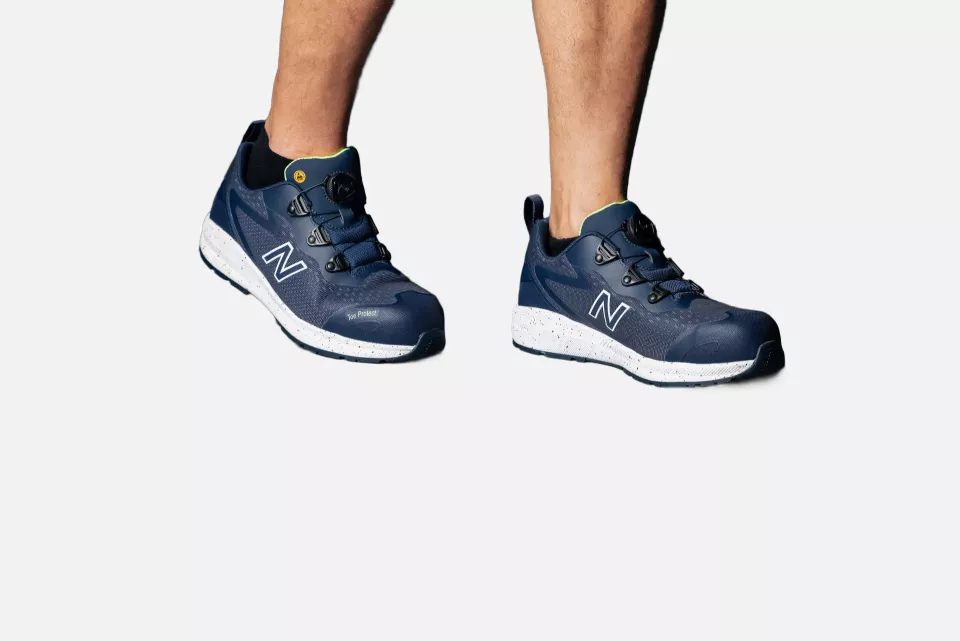 New Balance MIDLOGIBOA-2143, Logic BOA-Sicherheitsschuhe S1 PL SR FO HRO Marine/Gelb, image 8, gallery thumbnail