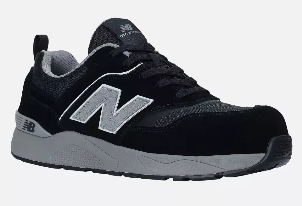New Balance MEELCAP-1012, Elite Lite Mens Safety Shoes S1 PL HRO FO SC SR Black/grey, image 18, gallery thumbnail