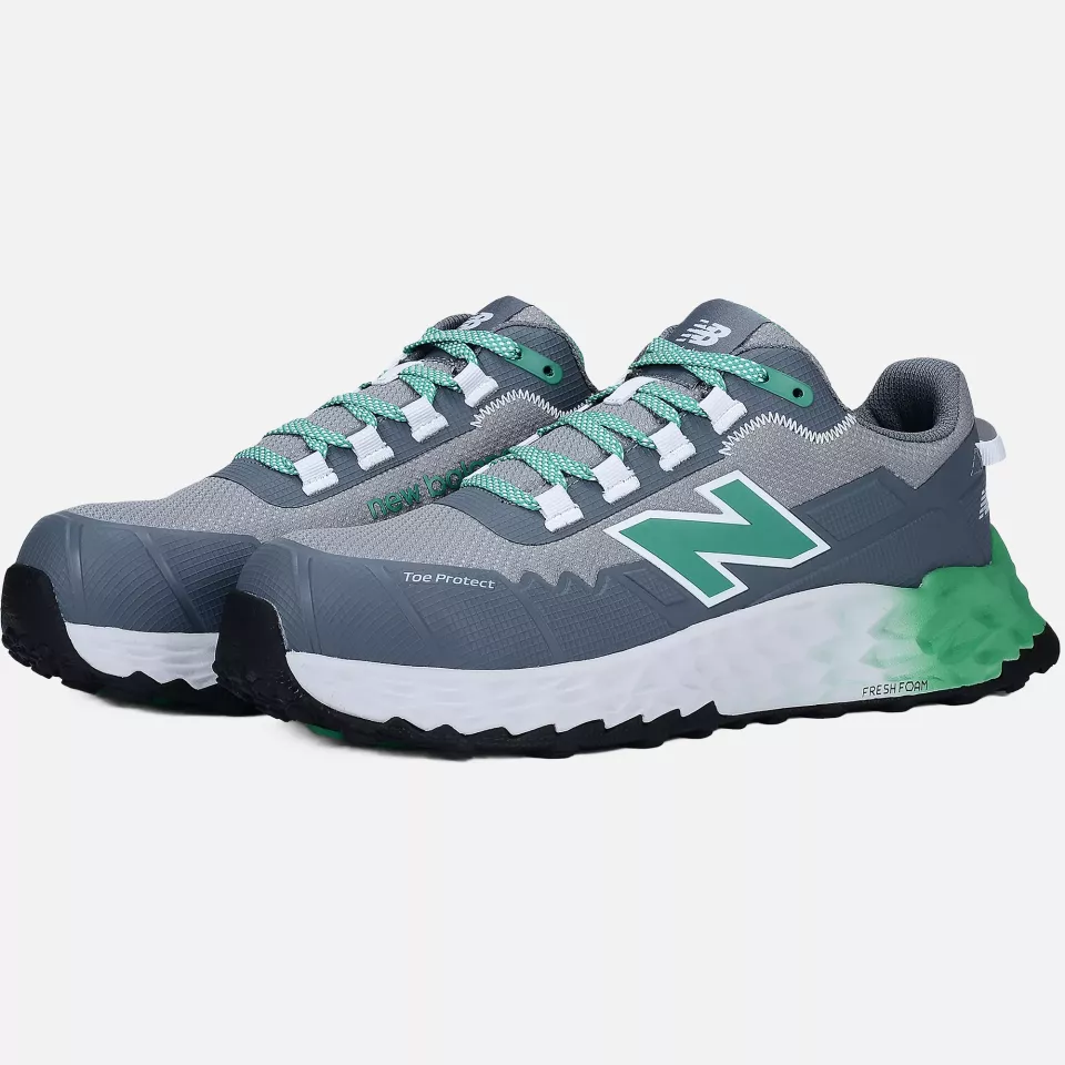 New Balance MEFCCAP2E-1730, Cremorne Sicherheitsschuhe S3L, Alu / Grün, image 7, gallery thumbnail