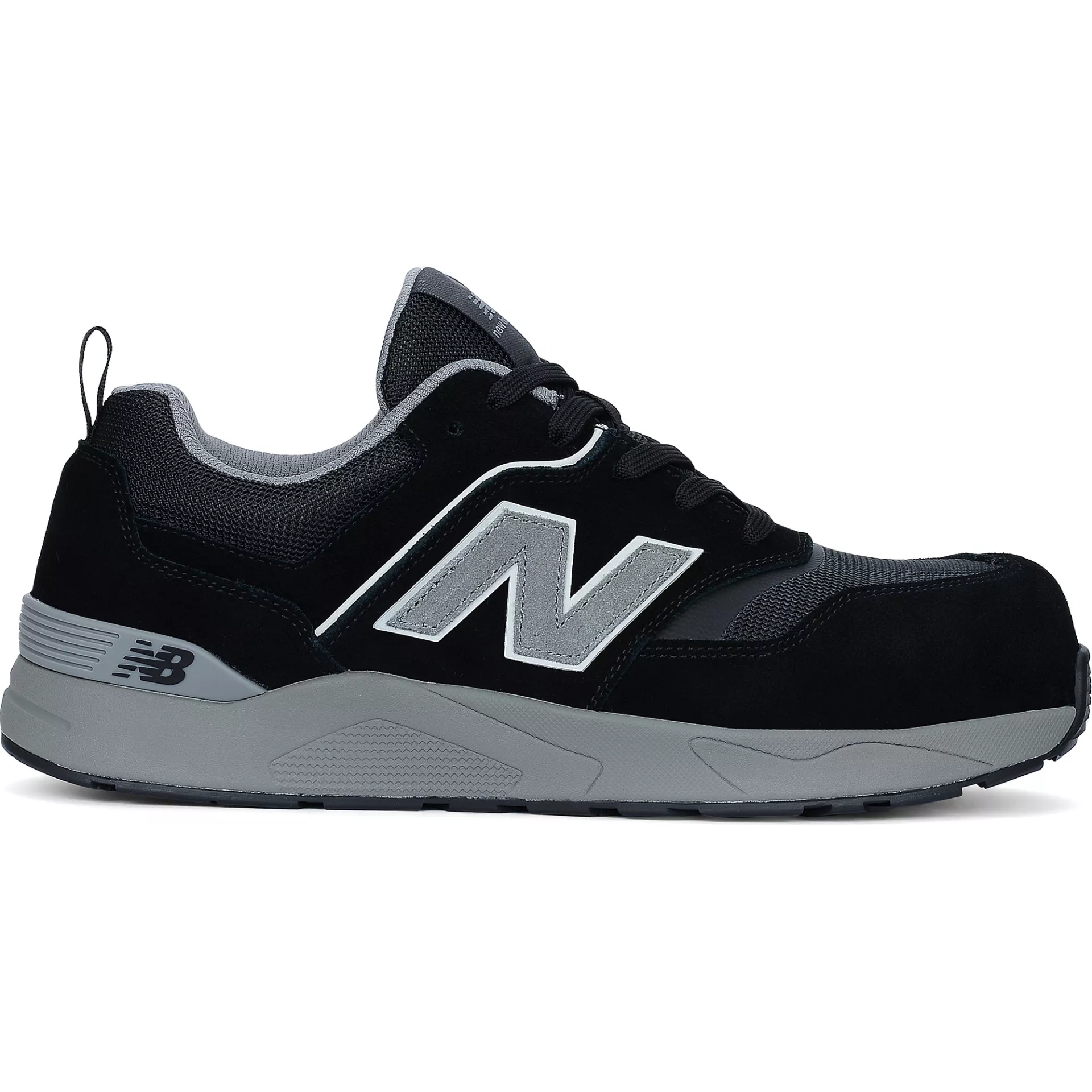 New Balance MEELCAP-1012, Elite Lite Herren Sicherheitsschuhe S1 PL HRO FO SC SR Schwarz/Grau, image 2