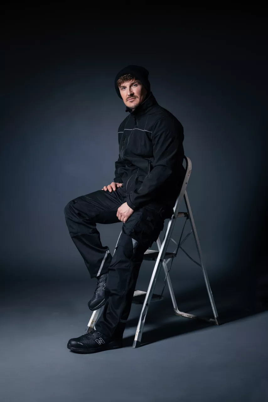 New Balance MIDLOGI-1044, Logic Safety Shoes S1 PL SR FO HRO Black/orange, image 7, gallery thumbnail