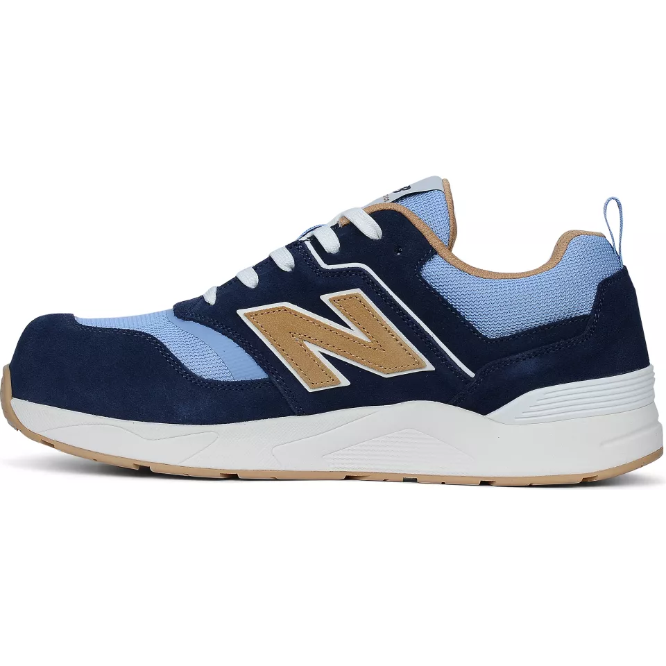 New Balance MEELCAP-2257, Elite Lite Safety Shoes S1 PL HRO FO SC SR Blue/coffee, image 3, gallery thumbnail