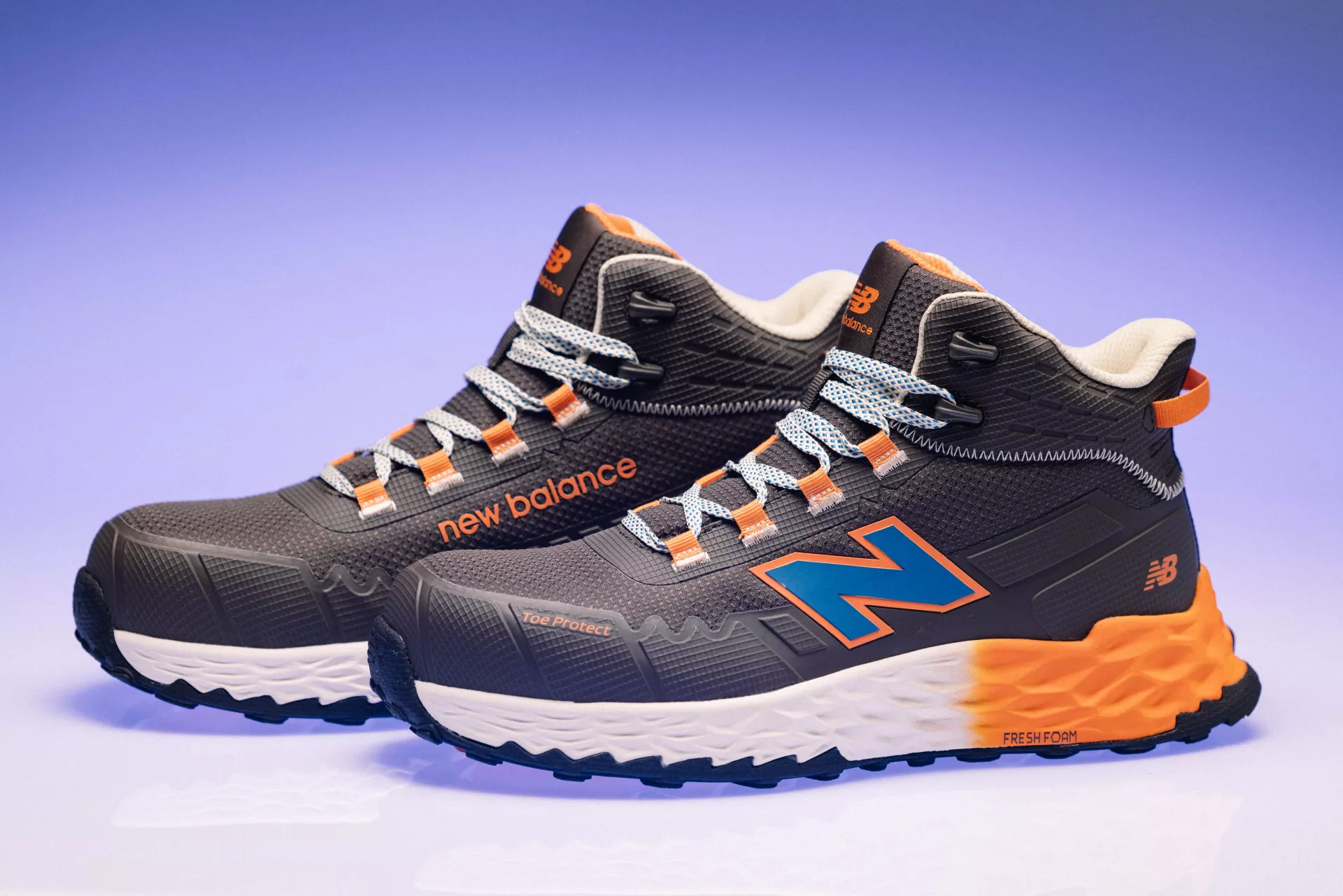 New Balance MEFCMCAP2E-5644, Cremorne Mid Sicherheitsstiefel S3L, Schokolade / Orange, image 9
