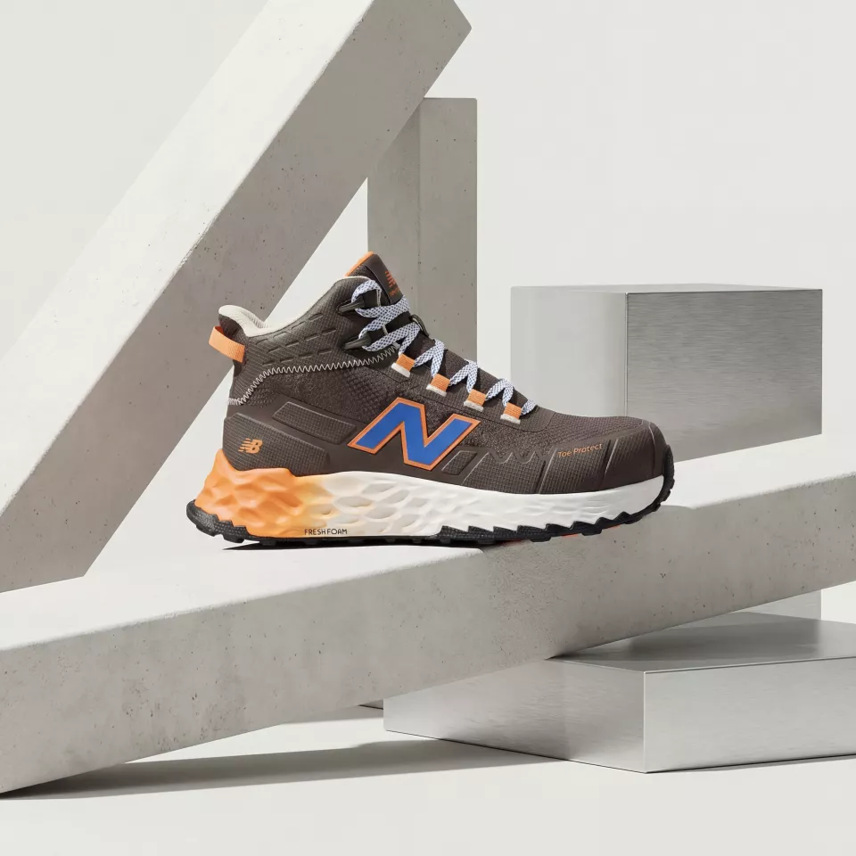New Balance MEFCMCAP2E-5644, Cremorne Mid Sicherheitsstiefel S3L, Schokolade / Orange, image 11, gallery thumbnail