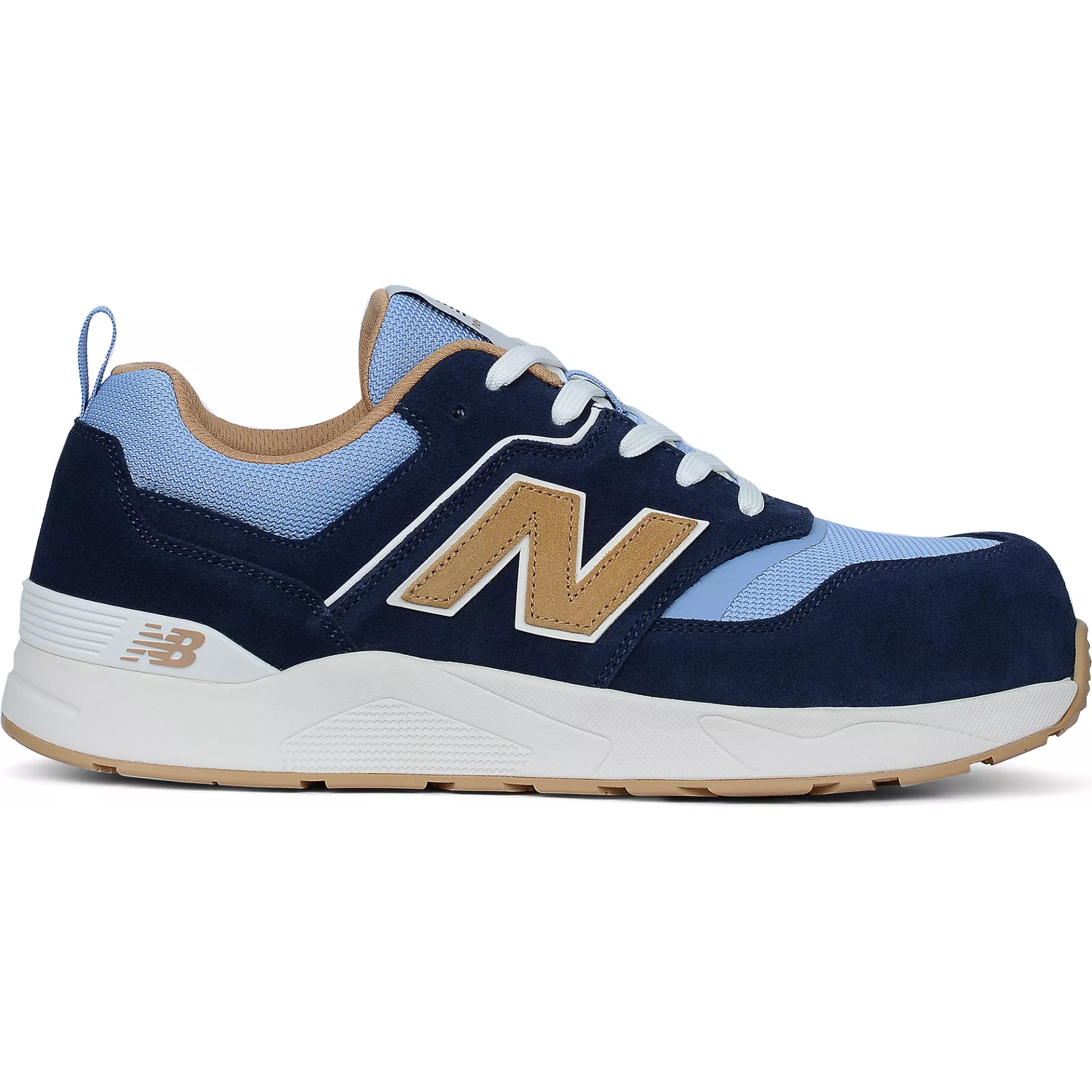New Balance MEELCAP-2257, Elite Lite Safety Shoes S1 PL HRO FO SC SR Blue/coffee, image 2