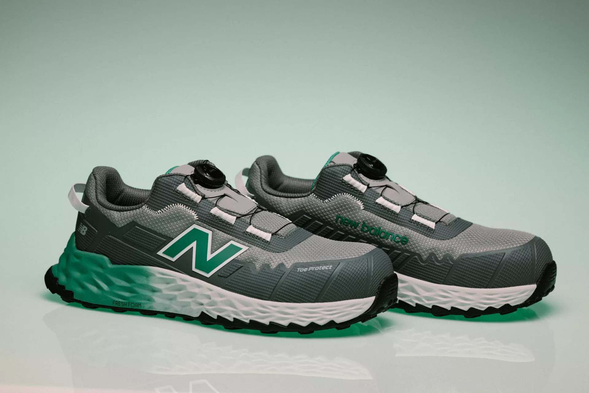New Balance MEFFCAPB2E-1730, Cremorne BOA Safety shoes S3L, alloy / green, image 10