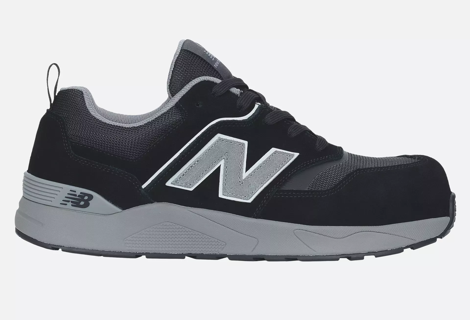 New Balance MEELCAP-1012, Elite Lite Herren Sicherheitsschuhe S1 PL HRO FO SC SR Schwarz/Grau, image 14