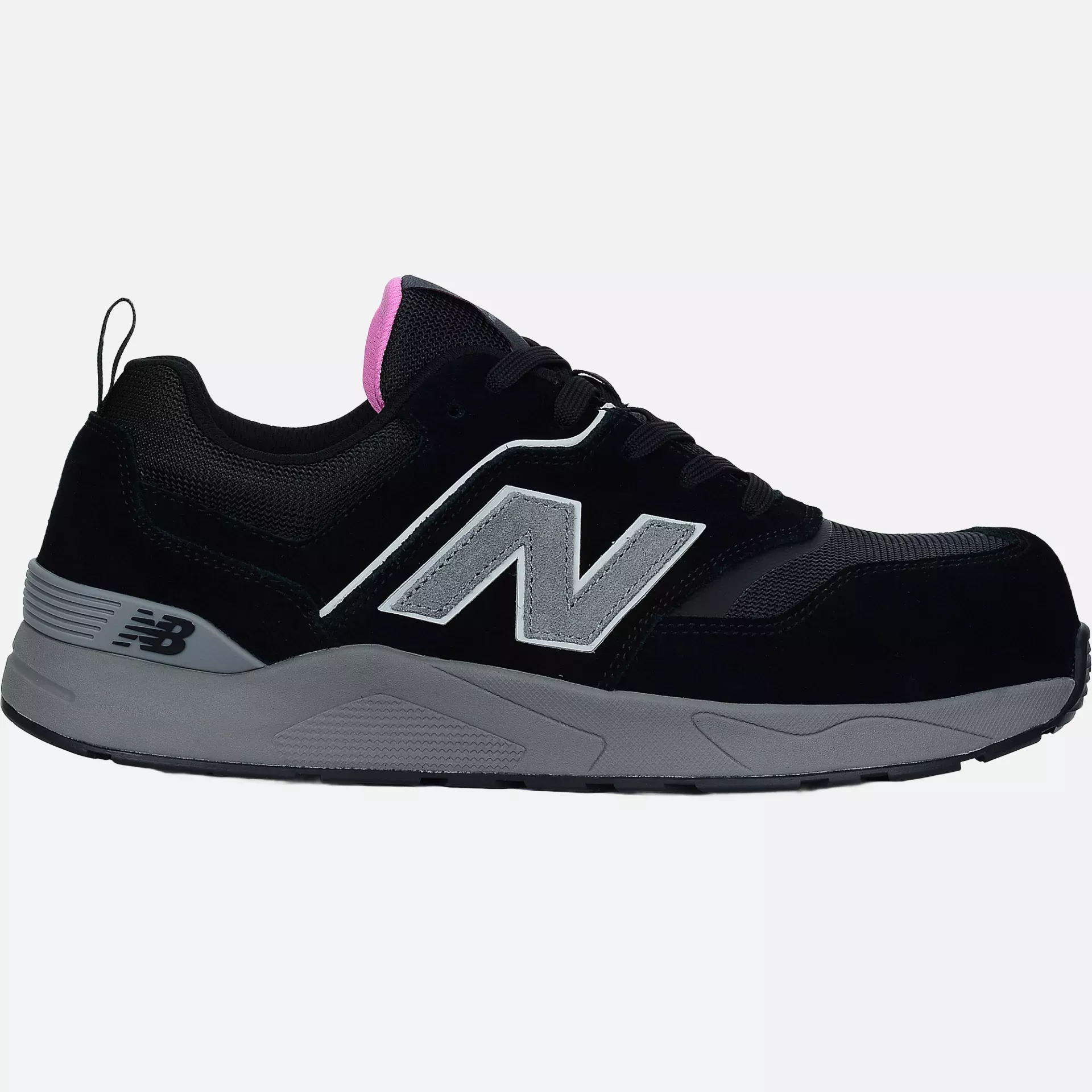 New Balance WEELCAP-1063, Elite Lite Womens Safety Shoe S1 PL HRO FO SC SR Black/rose, image 2