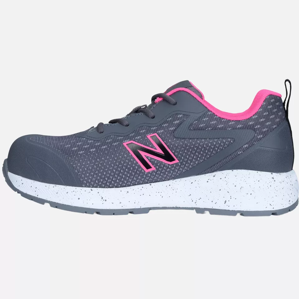 New Balance WIDLOGI-1264, Logic Damen Sicherheitsschuhe S1 PL HRO SR FO Grau/Pink, image 3, gallery thumbnail