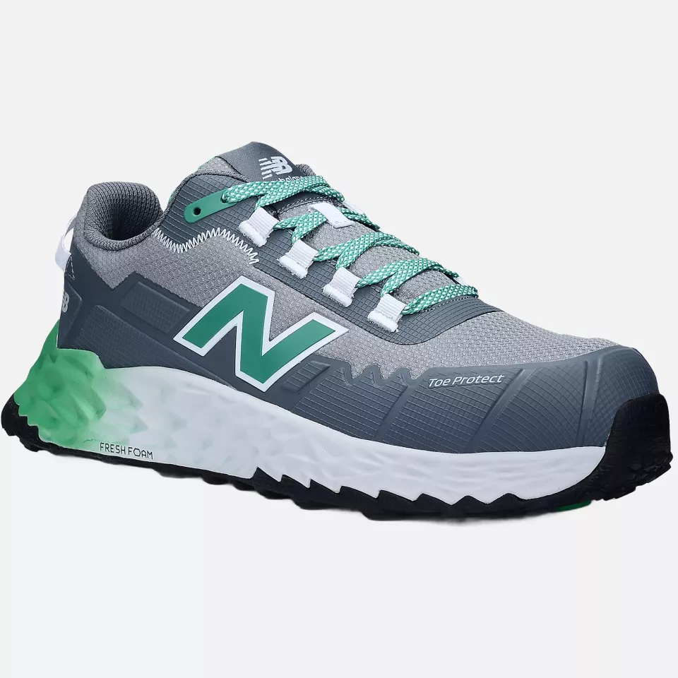 New Balance MEFCCAP2E-1730, Cremorne Sicherheitsschuhe S3L, Alu / Grün, image 1, gallery thumbnail