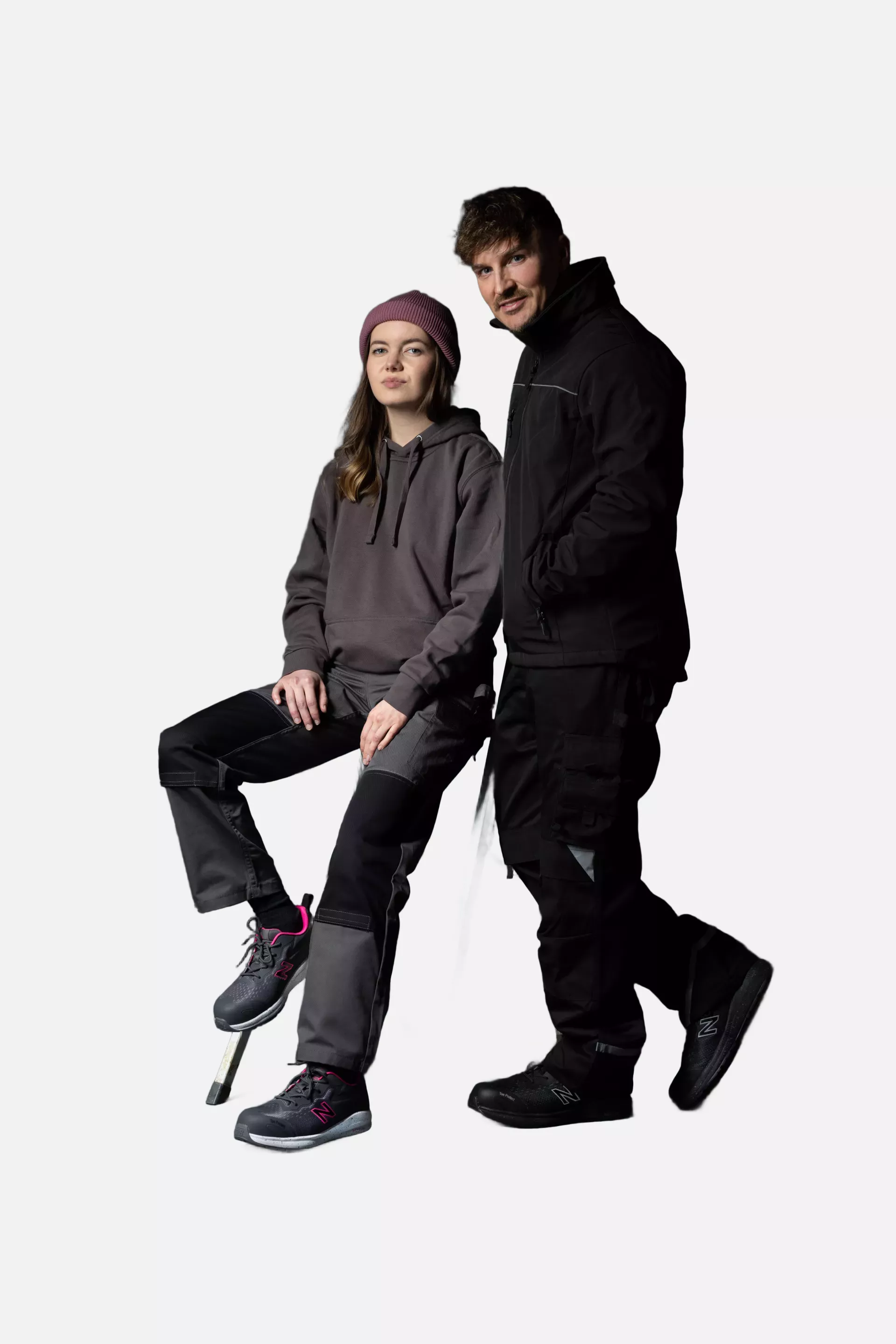 New Balance WIDLOGI-1264, Logic Damen Sicherheitsschuhe S1 PL HRO SR FO Grau/Pink, image 6