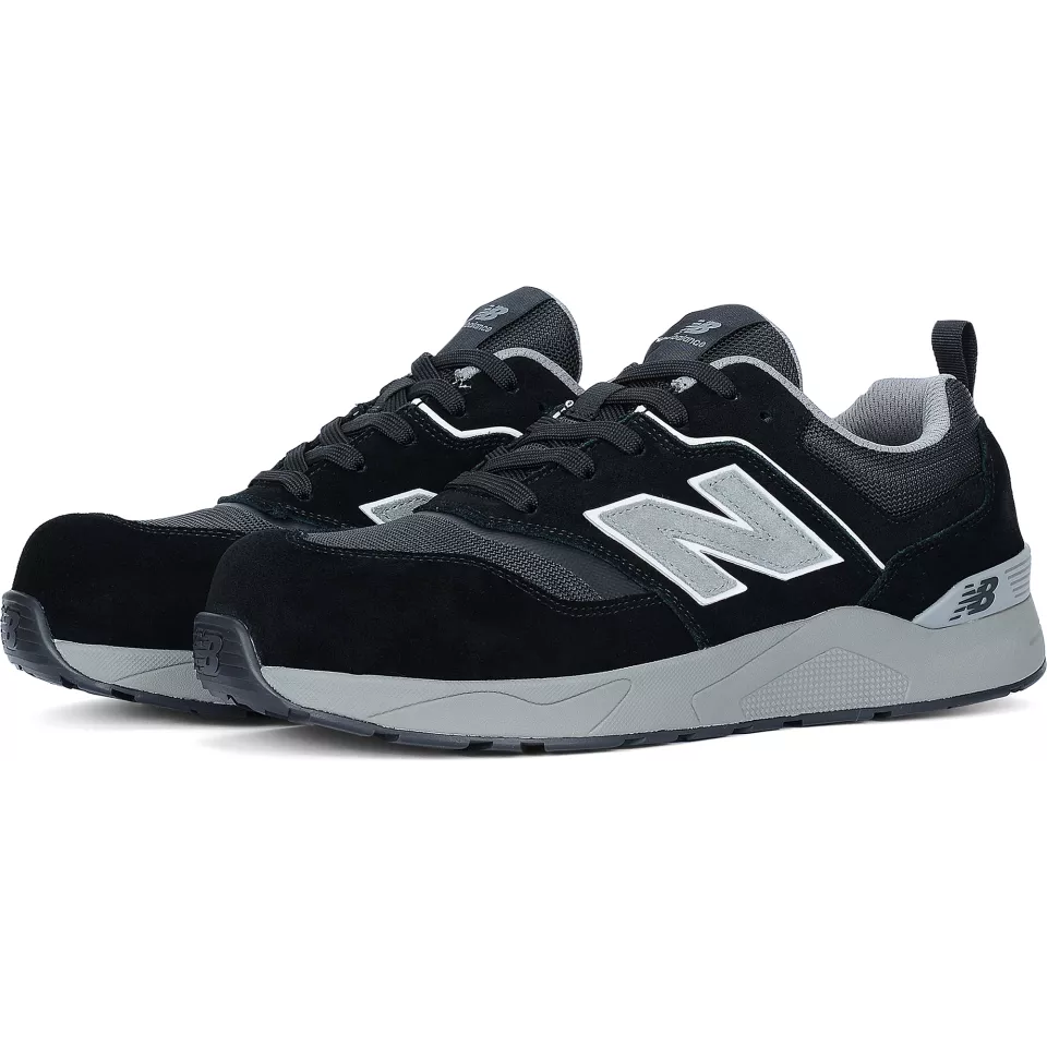 New Balance MEELCAP-1012, Elite Lite Herren Sicherheitsschuhe S1 PL HRO FO SC SR Schwarz/Grau, image 6, gallery thumbnail